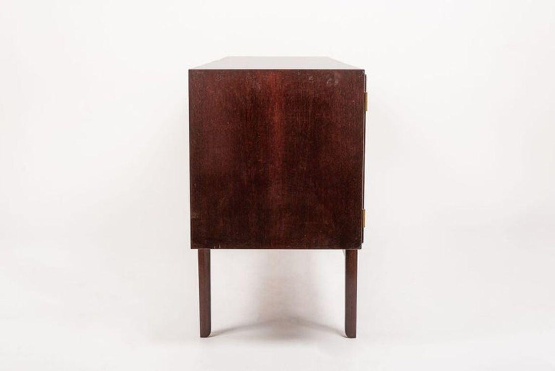 Mid Century Wood Sideboard Cabinet or Credenza by Ole Wanscher