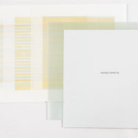 Agnes Martin Limited Edition Lithograph Print Set of 10, Minimalist Abstract Wall Art, 1990s