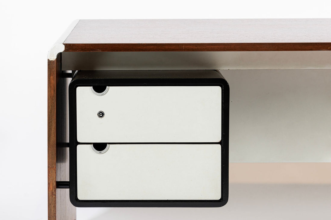 Rare Mid Century French Modern AR180 Desk by Alain Richard 1970s