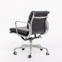 Eames Herman Miller Black Leather Desk Chair Soft Pad 2001