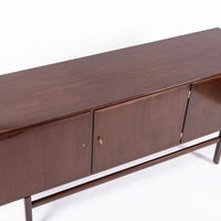 Mid Century Danish Wood Sideboard Cabinet or Credenza by Ole Wanscher