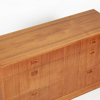 Danish Mid-Century Modern Teak 6-Drawer Dresser or Chest, 1960s