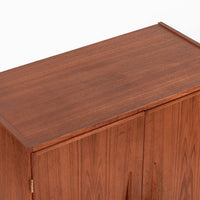 Mid Century Danish Teak Wood Storage or Bar Cabinet