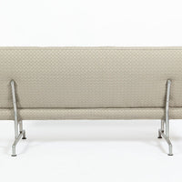 Vintage Mid-Century Modern Eames Model 3473 Tan Sofa for Herman Miller, 1960s