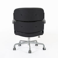 Eames Herman Miller Time Life Black Leather Office Chair