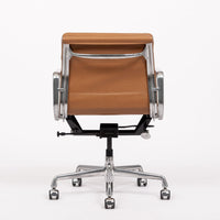 Eames Herman Miller Brown Leather Desk Chair Soft Pad 2000s