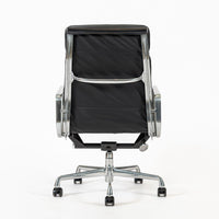 Authentic Eames Herman Miller Tall Black Leather Office Chair 2001