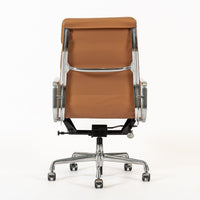 Eames for Herman Miller Aluminum Group Soft Pad Brown Office Chair