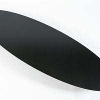 Eames Surfboard ETR Coffee Table for Herman Miller, Black Mid Century Modern Table