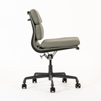 Herman Miller Eames Gray Leather Desk Chair Soft Pad 2000s