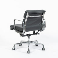 Eames for Herman Miller Gray Leather Office Chair 2000s