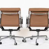 Eames for Herman Miller Aluminum Group Office Chairs in Schumacher VEGAN Leather
