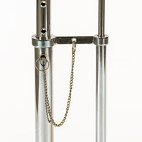 Mid Century Chrome & Glass Side Table by Eileen Gray (attr.)