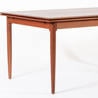 Mid Century Danish Teak Extension Dining Table by Kai Kristiansen (attr.)