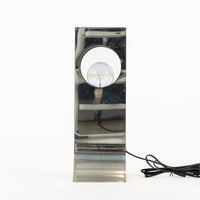Mid Century Modern Silver Table Lamp by Francois Monnet