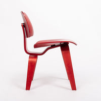 Mid Century DCW Red Plywood Chair by by Eames for Herman Miller