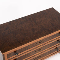 Vintage Mid Century Swedish Three Drawer Dresser