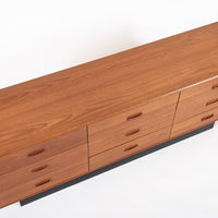 Vintage Mid Century Lowboy Teak Wood Dresser 1960s