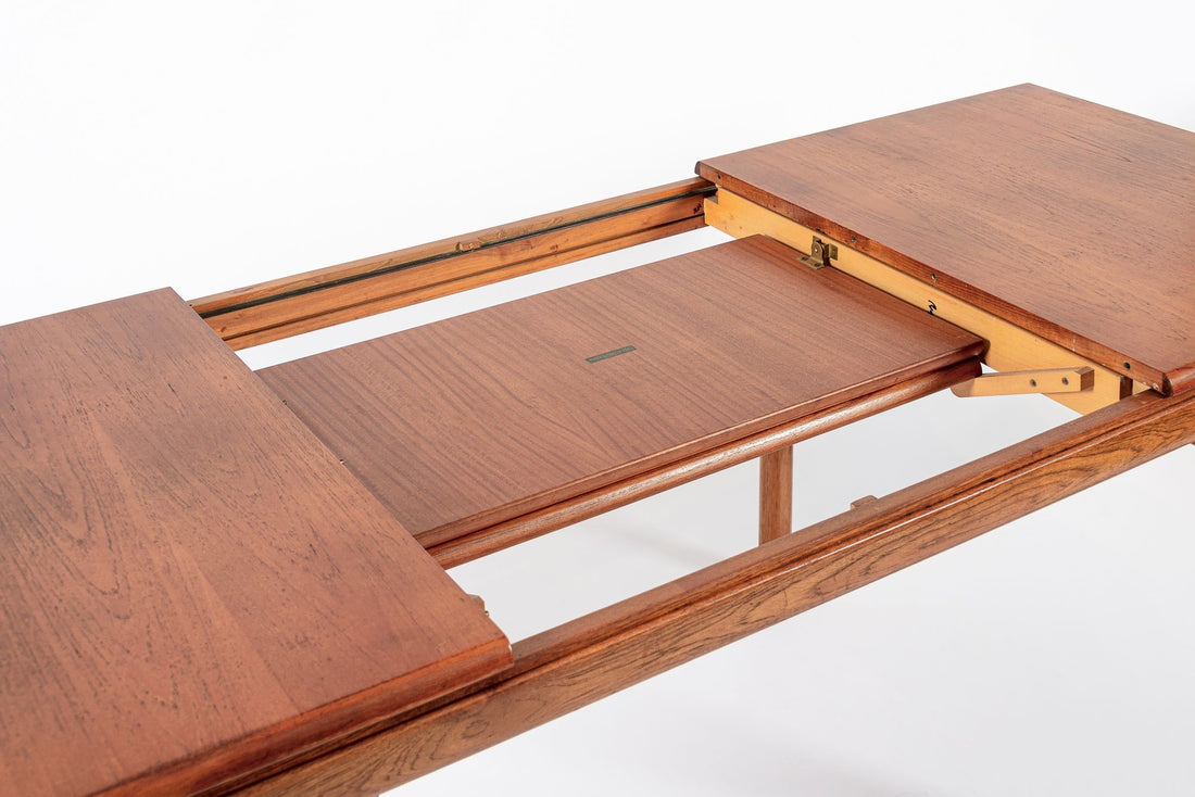 Mid Century English Teak Extension Dining Table by White & Newton
