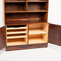 Mid Century Danish Rosewood Bookcase by Carlo Jensen for Hundevad, 1960s