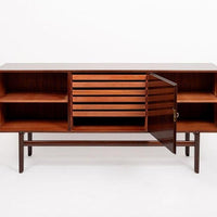 Mid Century Wood Sideboard Cabinet or Credenza by Ole Wanscher