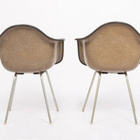 Mid Century Purple DAX Lounge Chairs by Eames for Herman Miller, 1960s