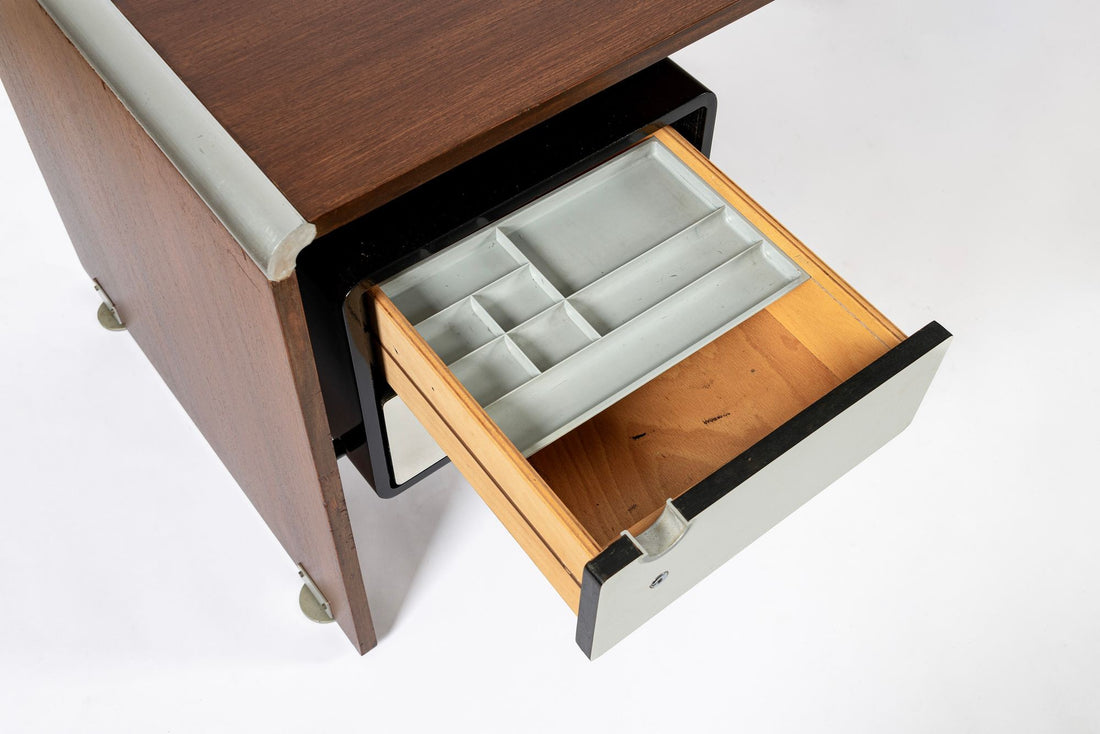 Rare Mid Century French Modern AR180 Desk by Alain Richard 1970s