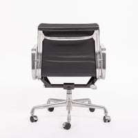 Eames Herman Miller Black Leather Desk Chair Soft Pad 2001