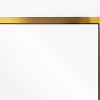 Vintage Gold Solid Brass Large Hanging Wall Mirror