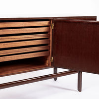 Mid Century Danish Wood Sideboard Cabinet or Credenza by Ole Wanscher