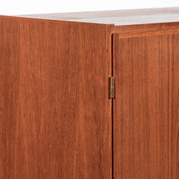 Mid Century Danish Teak Wood Storage or Bar Cabinet