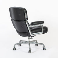 Eames Herman Miller Time Life Black Leather Office Chair