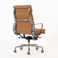 Eames for Herman Miller Aluminum Group Soft Pad Brown Office Chair