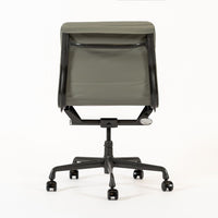 Herman Miller Eames Gray Leather Desk Chair Soft Pad 2000s