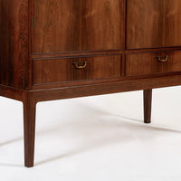 Large Mid Century Danish Modern Rosewood Cabinet 1960s