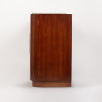 Antique French Art Deco Mahogany Wood Sideboard or Bar Cabinet 1930s