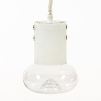Mid Century Swedish Modern Glass Pendant Lamp by Orrefors