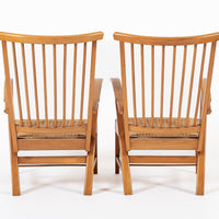 Vintage Mid Century Dutch Wooden Lounge Chairs by Vero Stoel