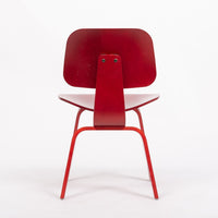 Mid Century DCW Red Plywood Chair by by Eames for Herman Miller