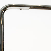 Vintage Mid Century Silver Tubular Steel Floor Lamp by Sonneman