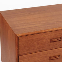 Vintage Mid Century Lowboy Teak Wood Dresser 1960s