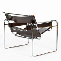 Mid Century Brown Wassily Chair by Marcel Breuer for Stendig 1960s, 2 Available