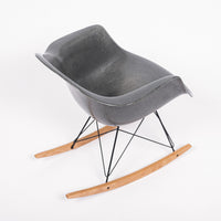 1959 Mid Century RAR Gray Rocking Chair by Eames for Herman Miller