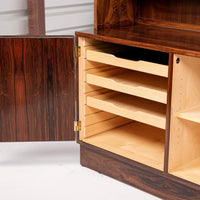 Mid Century Danish Rosewood Bookcase by Carlo Jensen for Hundevad, 1960s