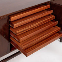 Mid Century Wood Sideboard Cabinet or Credenza by Ole Wanscher
