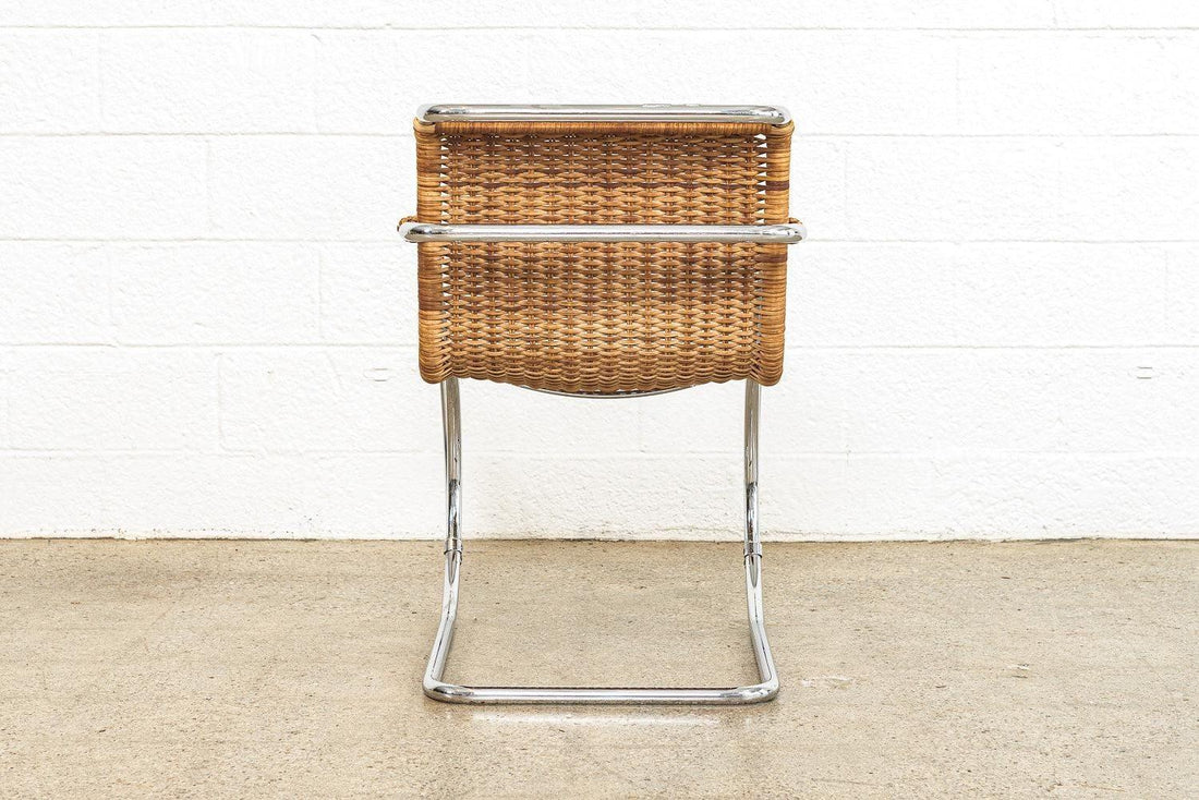 Mid Century Bauhaus MR 20 Arm Chair by Mies van der Rohe for Stendig 1970s