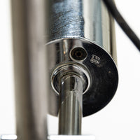 Vintage Mid Century Italian Silver Chrome Floor Lamp by Arteluce (attr)