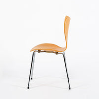 Yellow Danish Modern Dining Chair Series 7 by Arne Jacobsen for Fritz Hansen