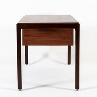 Mid Century Danish Wood Writing Desk with File Drawer