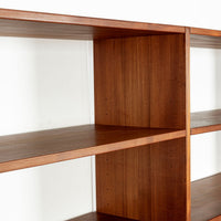 Mid-Century Modern Teak Wall Unit Bookcase RY100 by Hans Wegner for Ry Møbler, 1960s